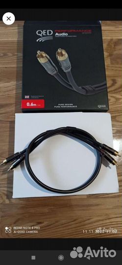 Кабель акустический межблочный (2RCA-2RCA)