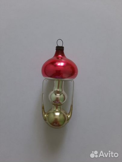 Елочная игрушка лампа
