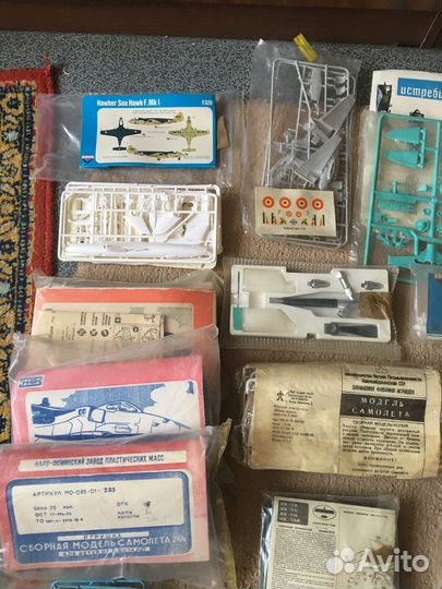 Модели сборные в пакетах