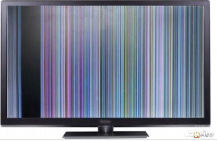 Ремонт телевизоров матриц экрана полосы на экране