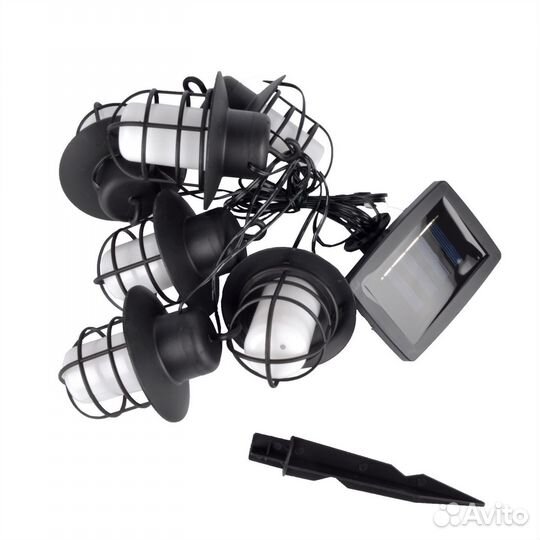 Гирлянда на солнечной батарее Эффект пламени