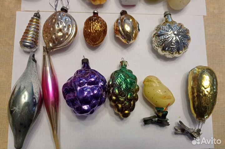 Елочные игрушки СССР в реставрацию