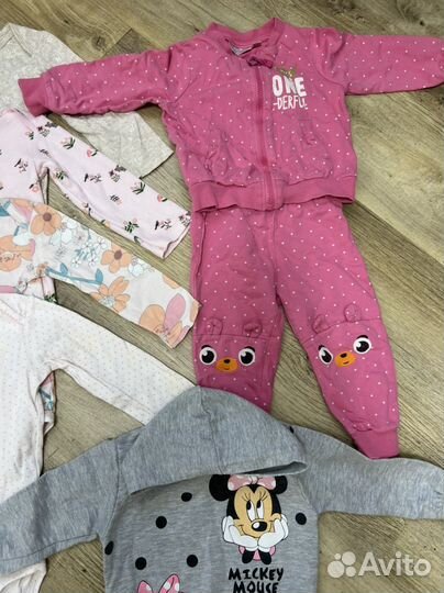 Вещи пакетом для девочки 80 86