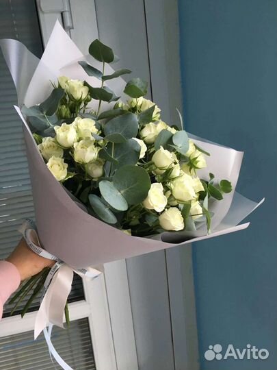 Цветы розы букет