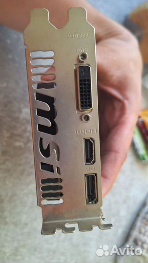 Видеокарта gtx 1050 ti 4 GT msi