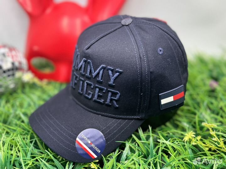 Бейсболка премиум Tommy Hilfiger синяя