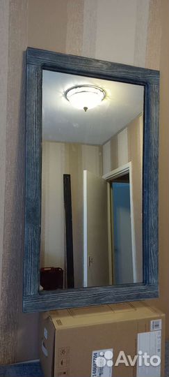 Зеркало в стиле лофт