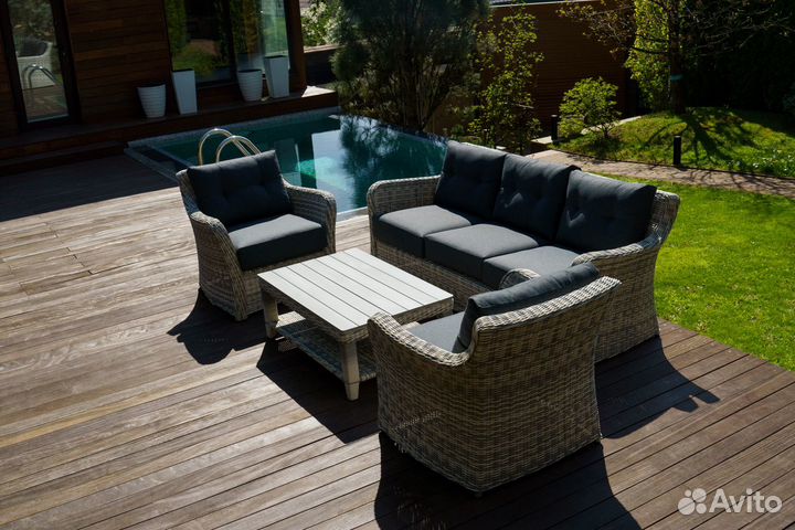 Плетеная мебель из искусственного ротанга