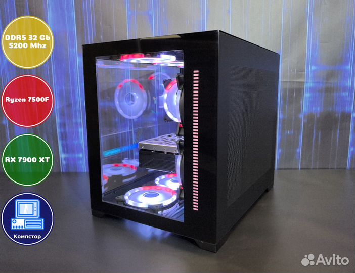 Игровая система AMD7500F-RX7900XT-32DDR5-XCO95-A620
