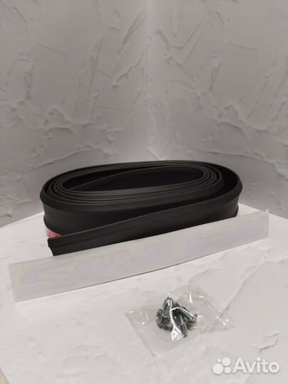 Губа на бампер универсальная