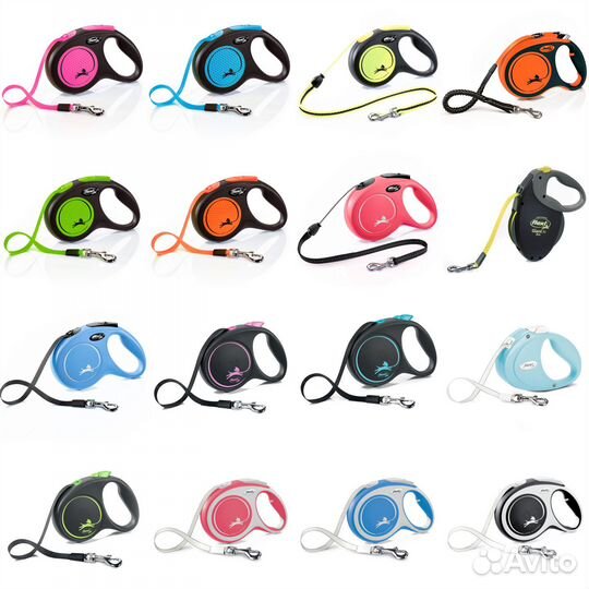 Поводки Flexi в ассортименте и под заказ