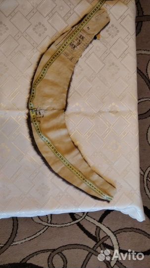 Воротник из норки и шкурку нутрии