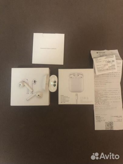 Наушники apple airpods 2