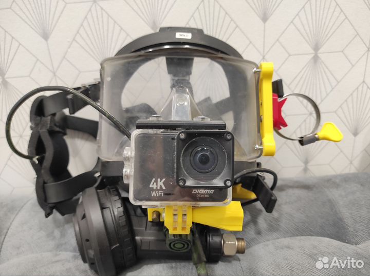 Крепление для камеры на маску AGA MK II divator