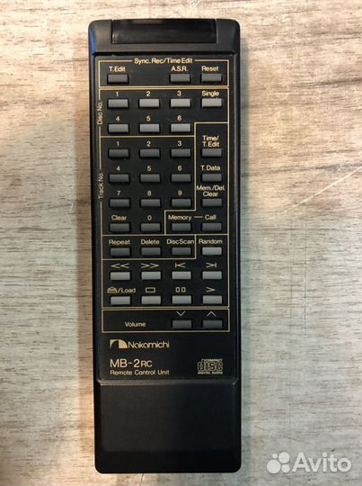 Пульт ду nakamichi MB 2 RC