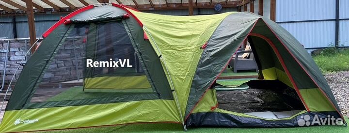 Видео обзор водонепроницаемая 2х комнатная палатка