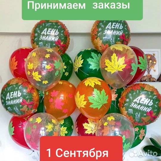 Воздушные шары в школу, шары 1 сентября