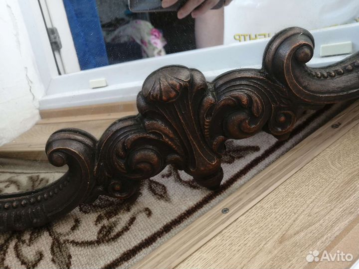 Зеркало настенное литьё винтаж