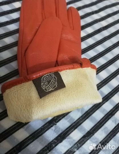 Перчатки утеплённые (натуральная кожа)