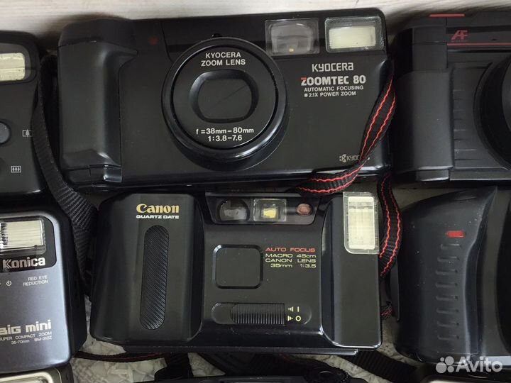 Konica; Canon; Pentax; Kyocera; Fuji