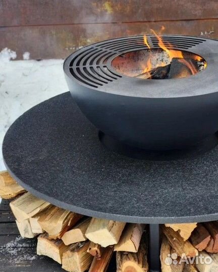 Гриль-очаг Elbrus Grill Камчатка лайт (С камнем)