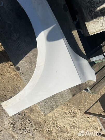Крыло левое skoda octavia a7 дорест