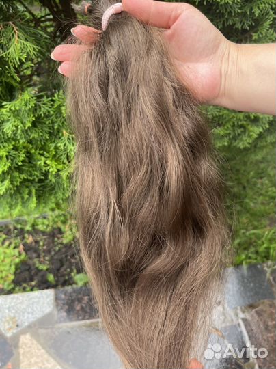 Волосы натуральные 53 см