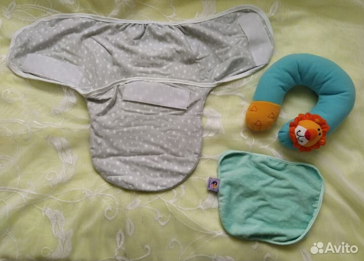 Пелёнка-кокон, подушка, грызунок