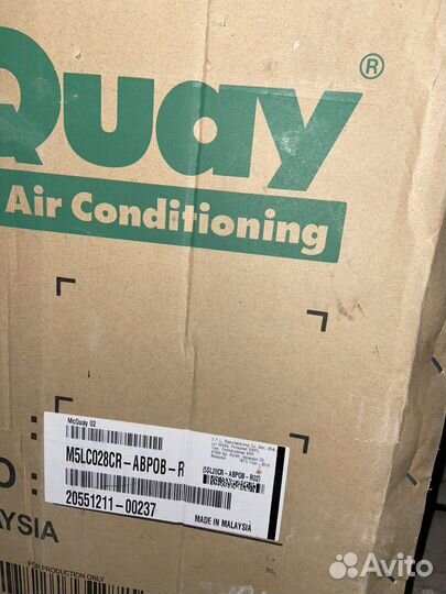 Кондиционер McQuay M5LC028CR сплит система