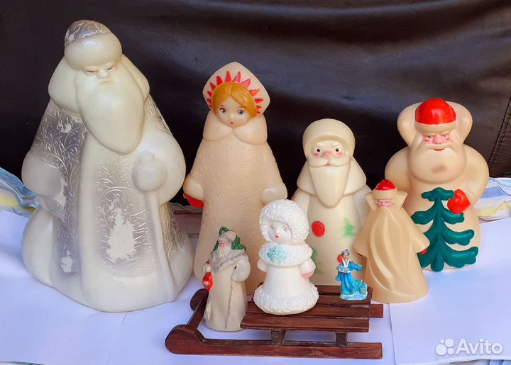 Дед Мороз, снегурочка, сани СССР