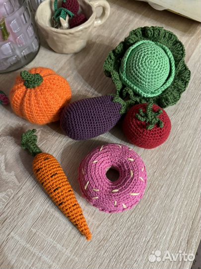 Вязаные овощи заказ