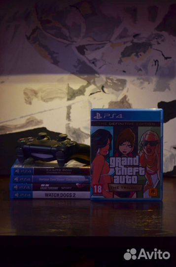 Диск GTA Trilogy Defentive edition PS4