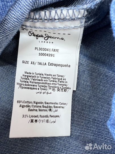 Xs Новая Pepe Jeans Блузка