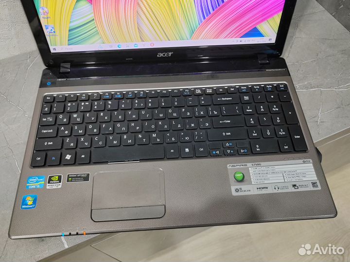 Шустрый Acer для работы i5/SSD/HDD/6GB