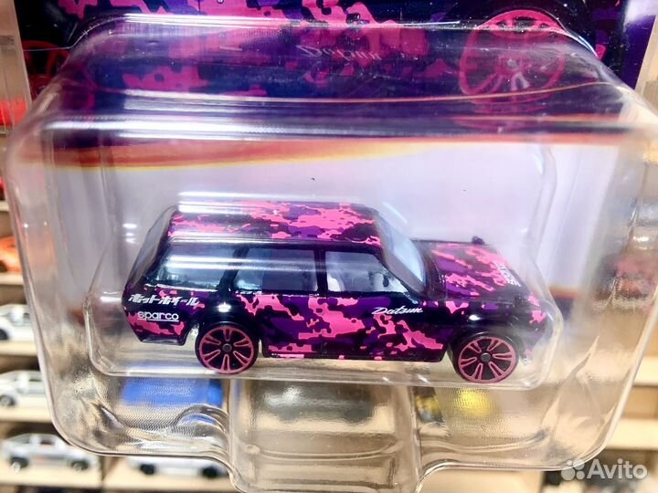Hot wheels Datsun 510 Wagon Neon Spedeers