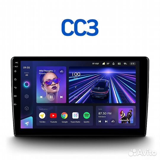 Магнитола Teyes CC3 CC2 plus X1 Тэйс Тиайс