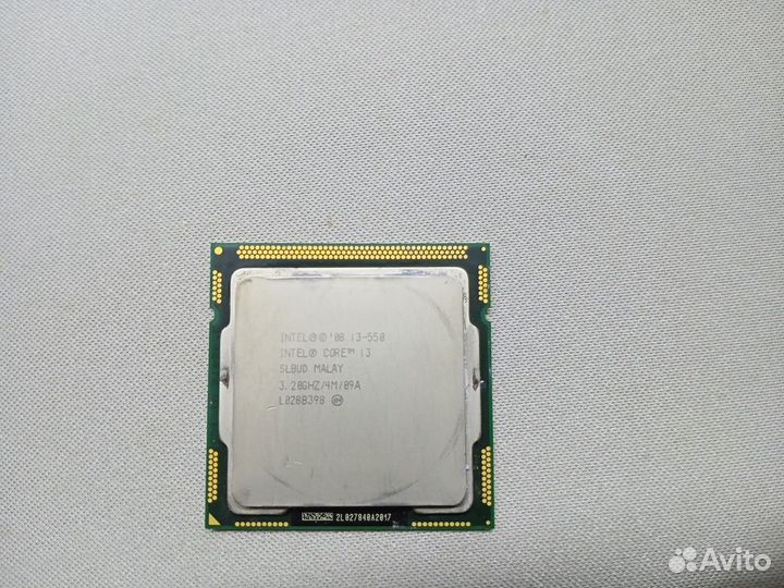 Процессор i3-550 3.2