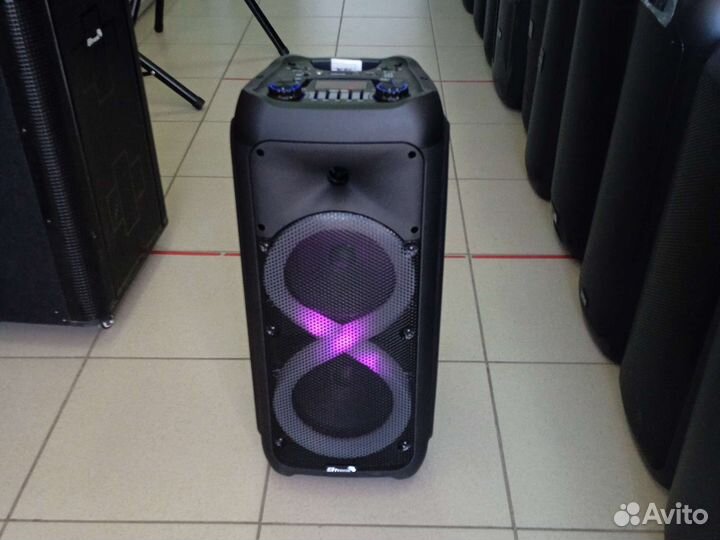 Колонка караоке 2 радиомикрофона Eltronic 20-58