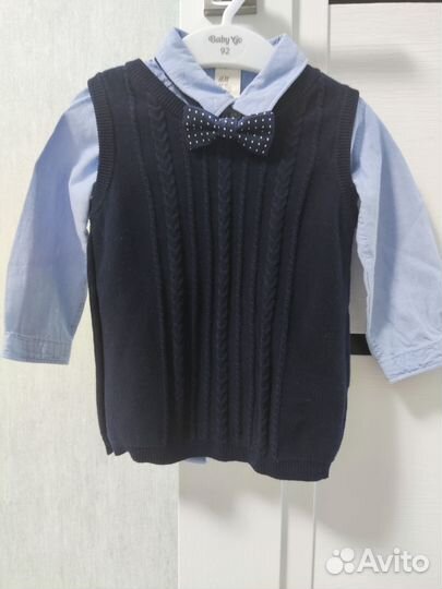 Рубашка + жилет для мальчика