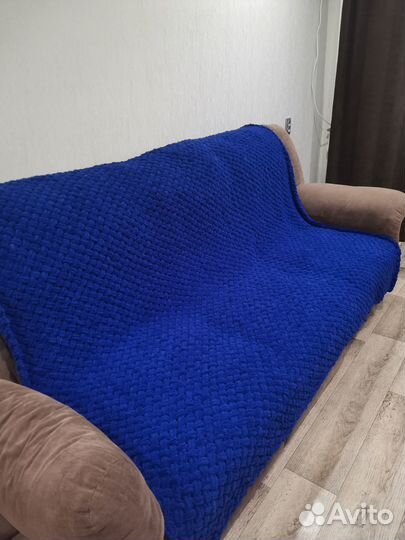 Вязаный плед