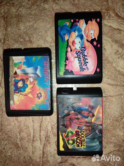 Картриджи Sega для Кирилла