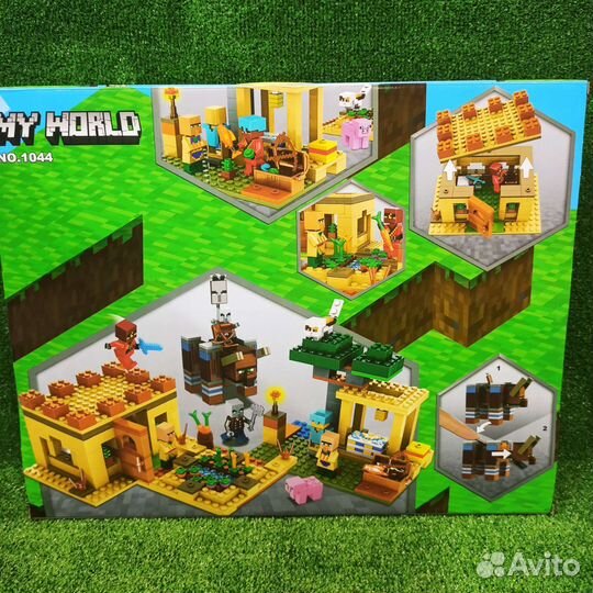 Конструктор minecraft нападение на деревню