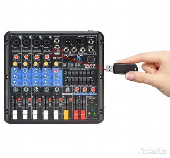 Микшерный пульт freeboss 6 каналов
