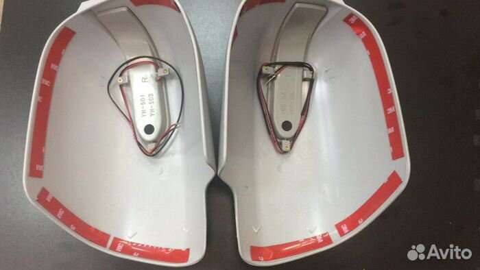 Накладки на зеркала Toyota Land Cruiser (2007-2