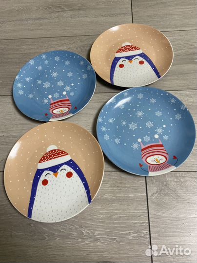 Тарелки новогодние