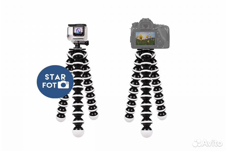 Гибкий штатив octo L типа Gorillapod 25см