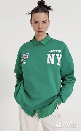 Свитшот pull and bear nfl