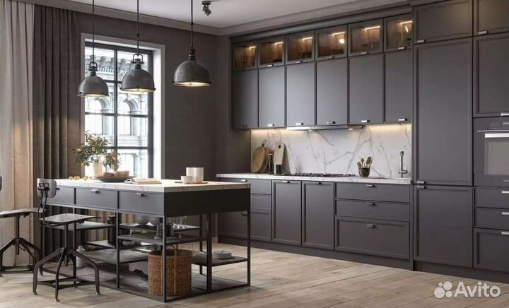 Кухня под потолок в кредит