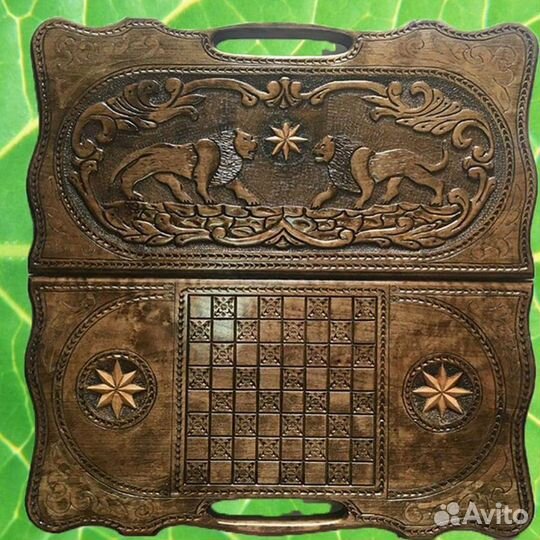 Нарды ручной работы резные