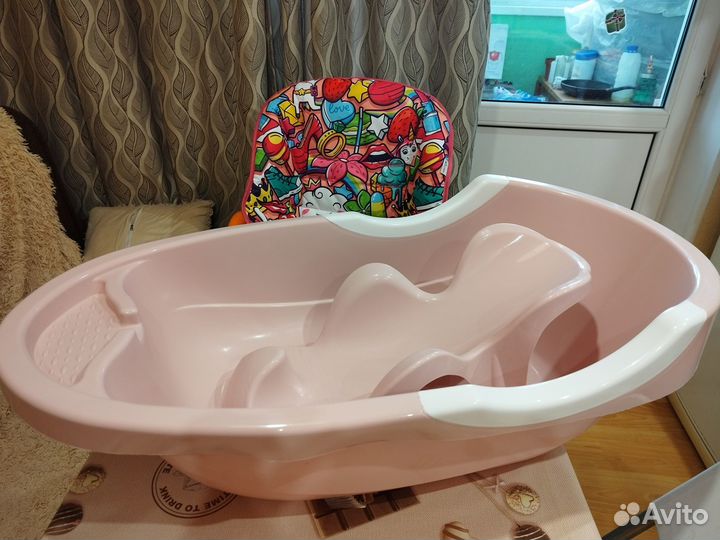 Детская ванночка с горкой
